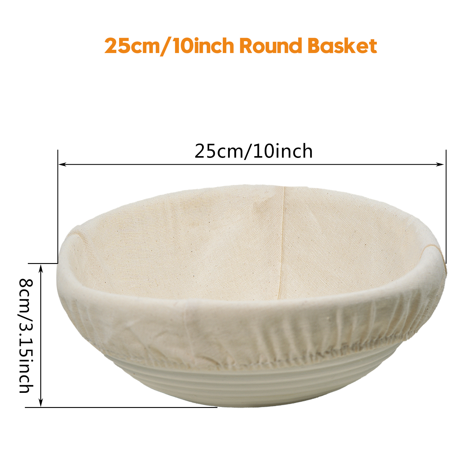 Round Bread Proofing Basket
